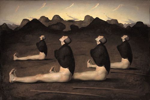 Платното „Зора“ (1944) на норвежкия художник Од Нердрум